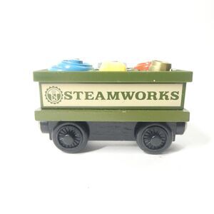 Thomas & Friends Wooden Railway Steamworks Spare Parts Car Learning Curve Train